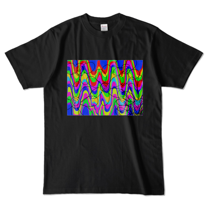 カラーTシャツ - L - ブラック (濃色)