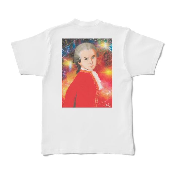背面プリントTシャツ - XL - 白