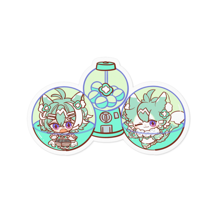 ステッカー - 100 x 100 (mm)