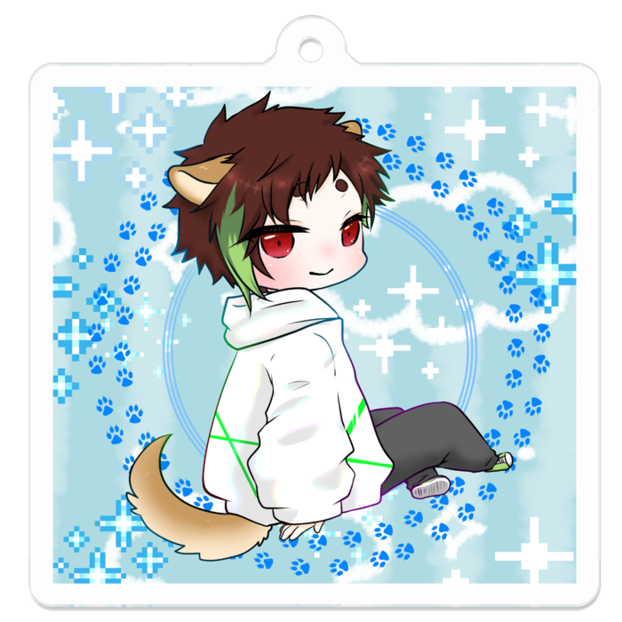 アクリルキーホルダー - 50 x 50 (mm)