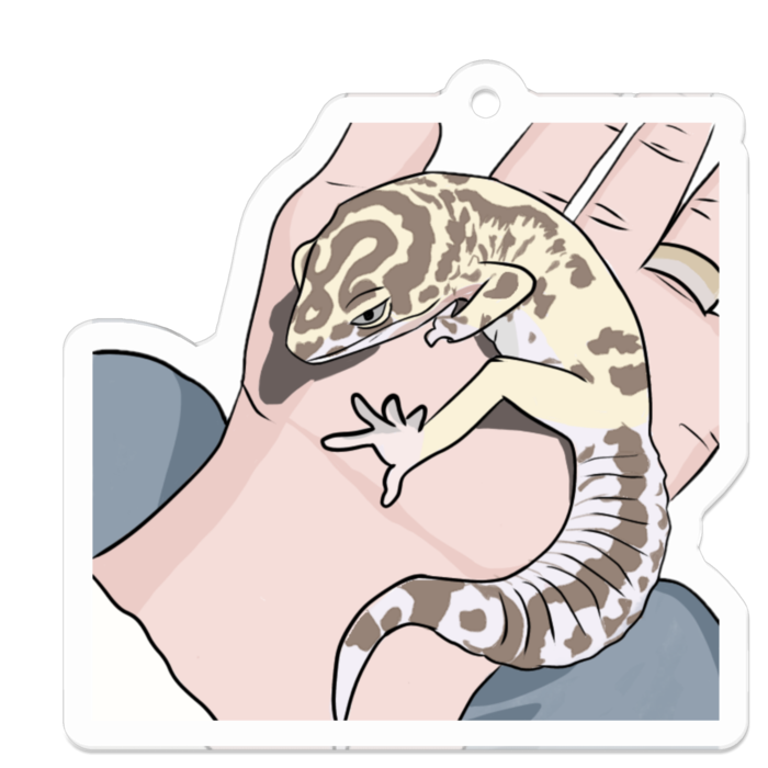 アクリルキーホルダー - 50 x 50 (mm)