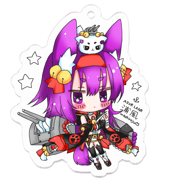 アクリルキーホルダー - 50 x 50 (mm)