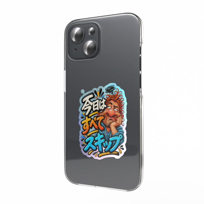 オーロラスマホステッカー - W55 × H91mm 以内