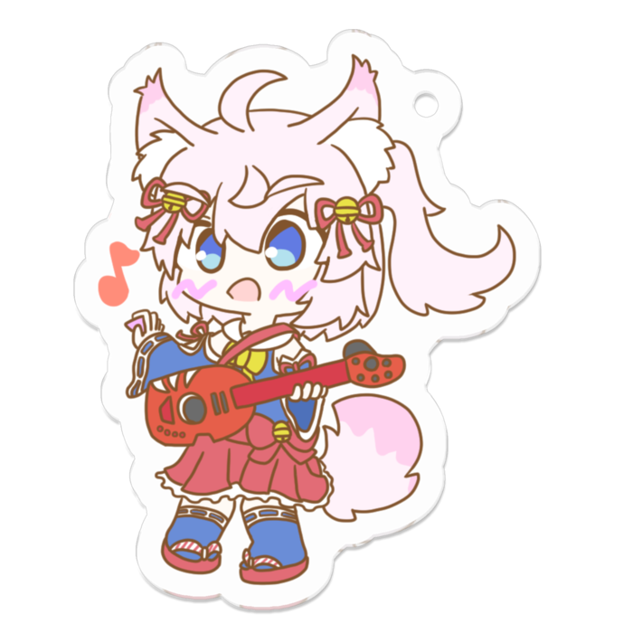 アクリルキーホルダー - 50 x 50 (mm)