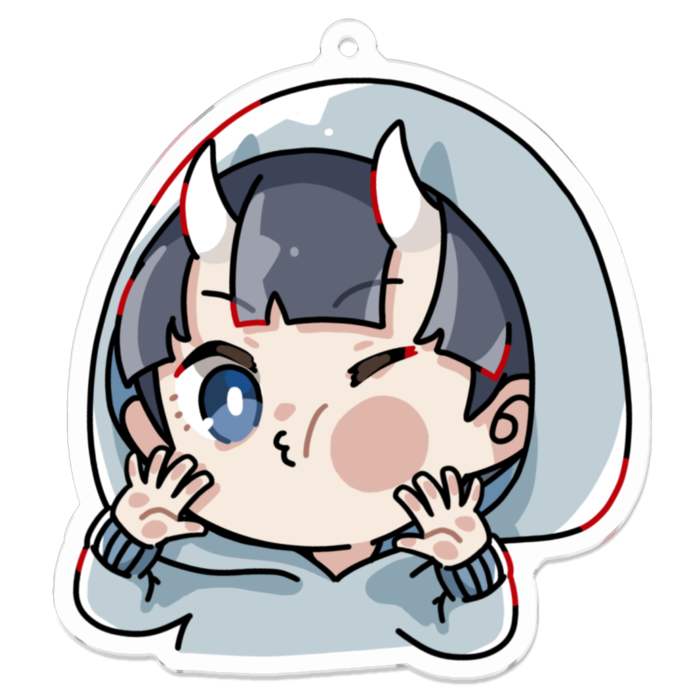 アクリルキーホルダー - 70 x 70 (mm)