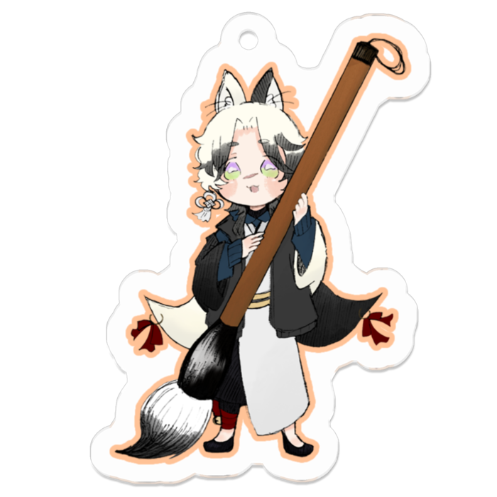 アクリルキーホルダー（コーティング） - 50 x 50 (mm)