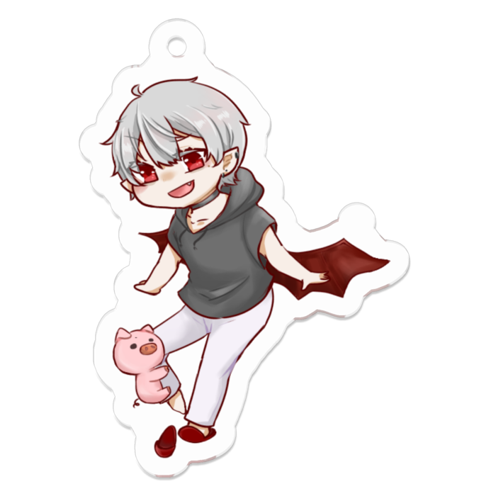 アクリルキーホルダー - 50 x 50 (mm)