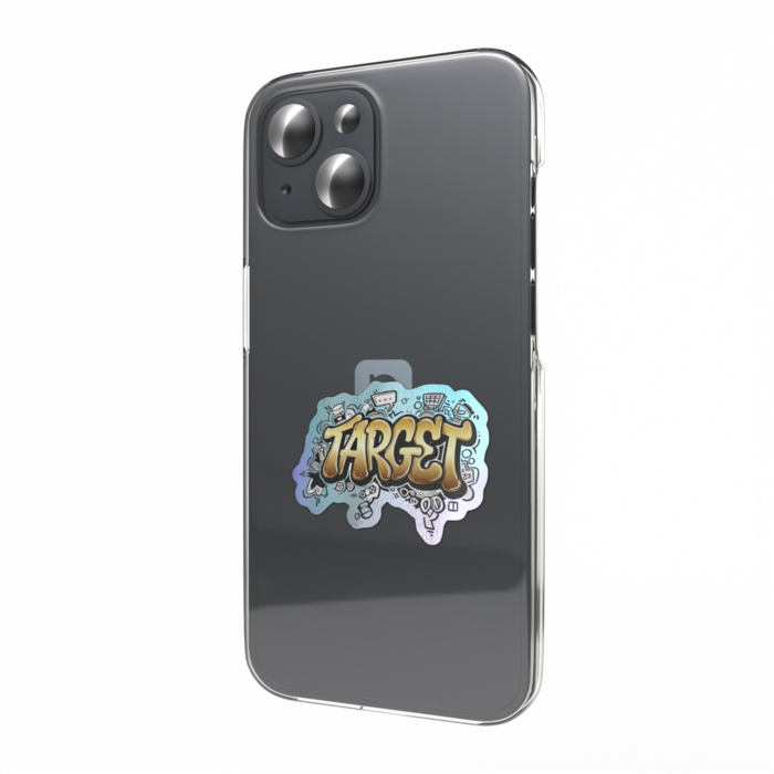 オーロラスマホステッカー - 縦