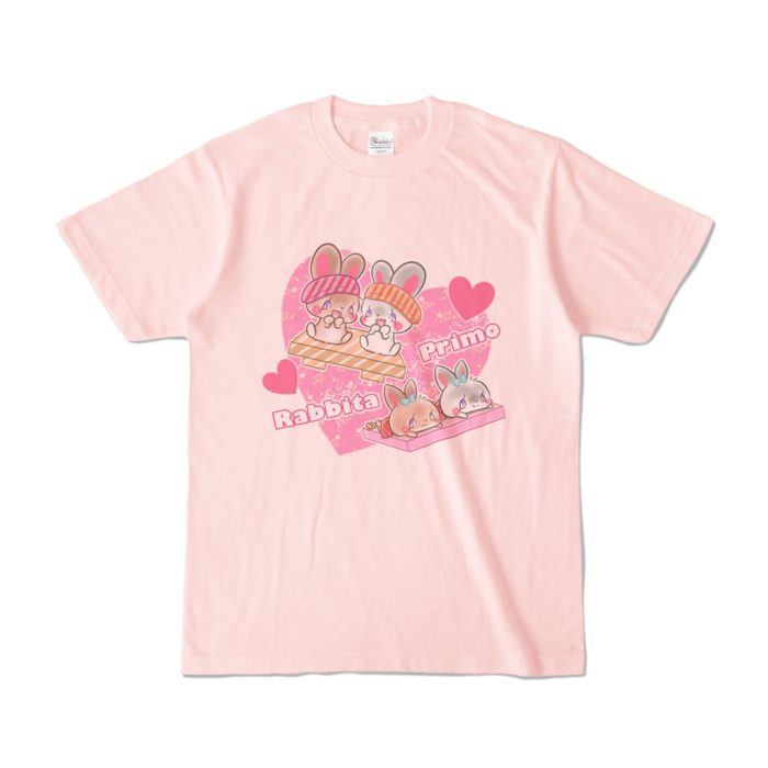 カラーTシャツ - S - ライトピンク (淡色)