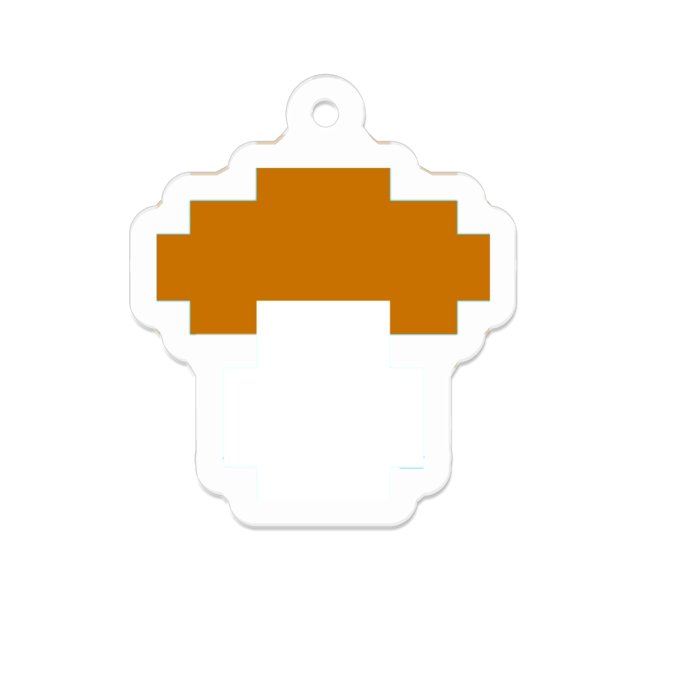 アクリルキーホルダー - 50 x 50 (mm)