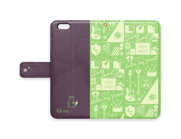 手帳型iPhoneケース - iPhone 6 Plus / 6s Plus - ストラップ穴 あり