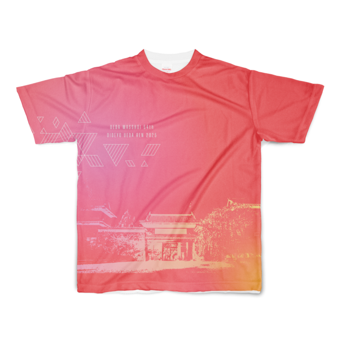 フルグラフィックTシャツ - S - 両面印刷