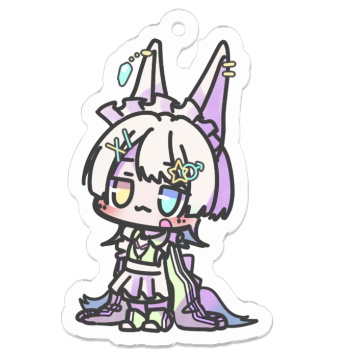 アクリルキーホルダー - 50 x 50 (mm) ジャージメイド