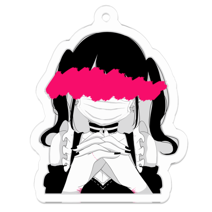 アクリルキーホルダー - 50 x 50 (mm)