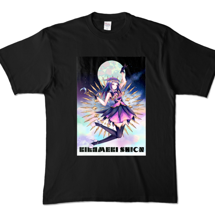 カラーTシャツ - XL - ブラック (濃色)
