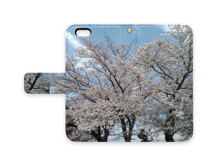 手帳型iPhoneケース - iPhone 6 / 6s - ストラップ穴 あり