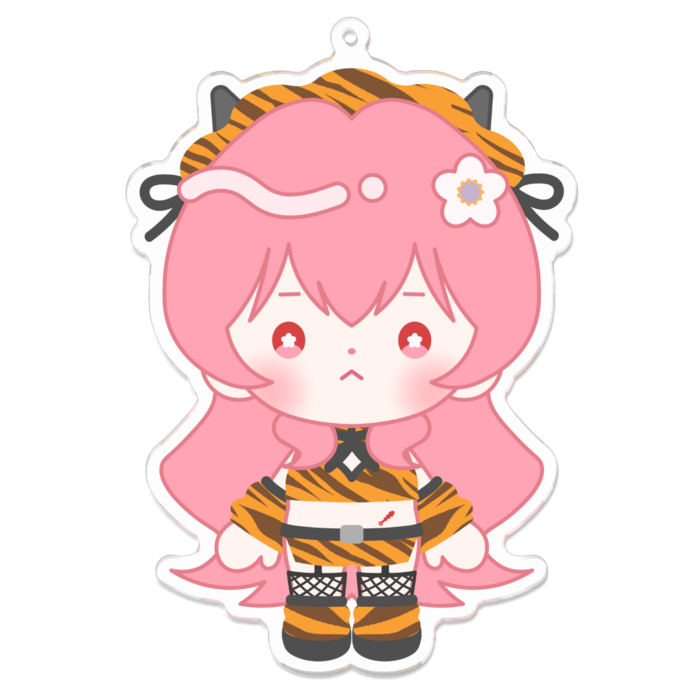 アクリルキーホルダー（コーティング） - 100 x 100 (mm)