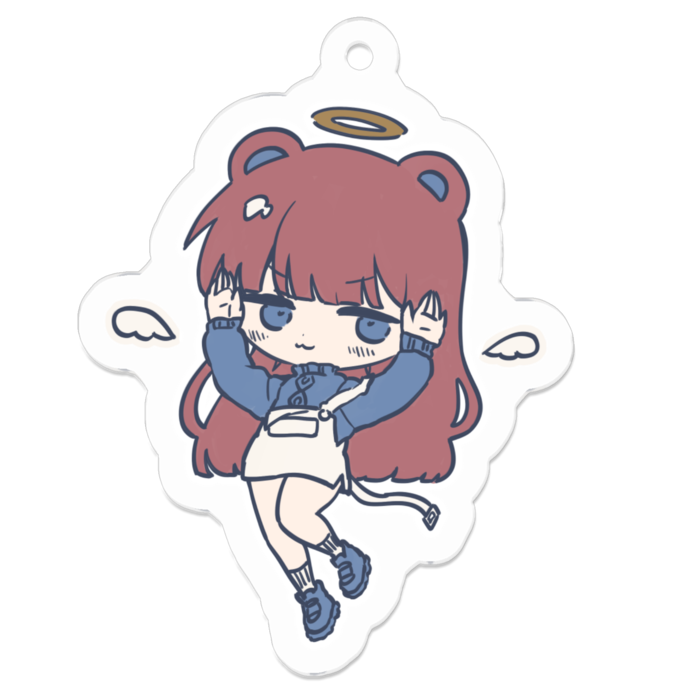 アクリルキーホルダー - 50 x 50 (mm)