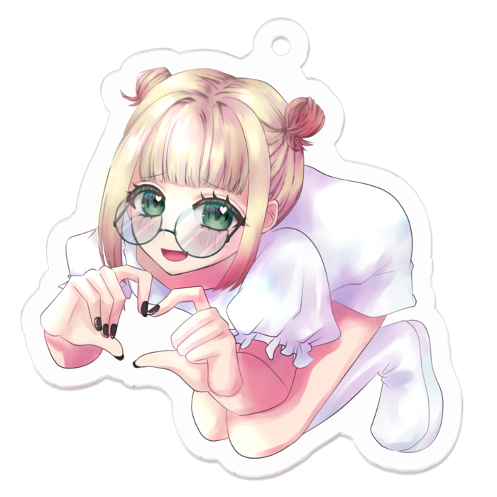 アクリルキーホルダー - 50 x 50 (mm)