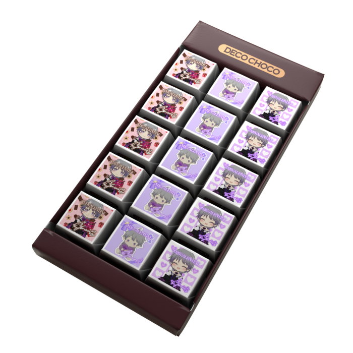 DECOチョコ - 列ごとにデザイン