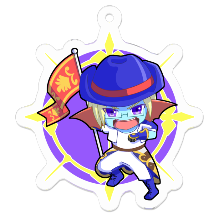 アクリルキーホルダー - 50 x 50 (mm)