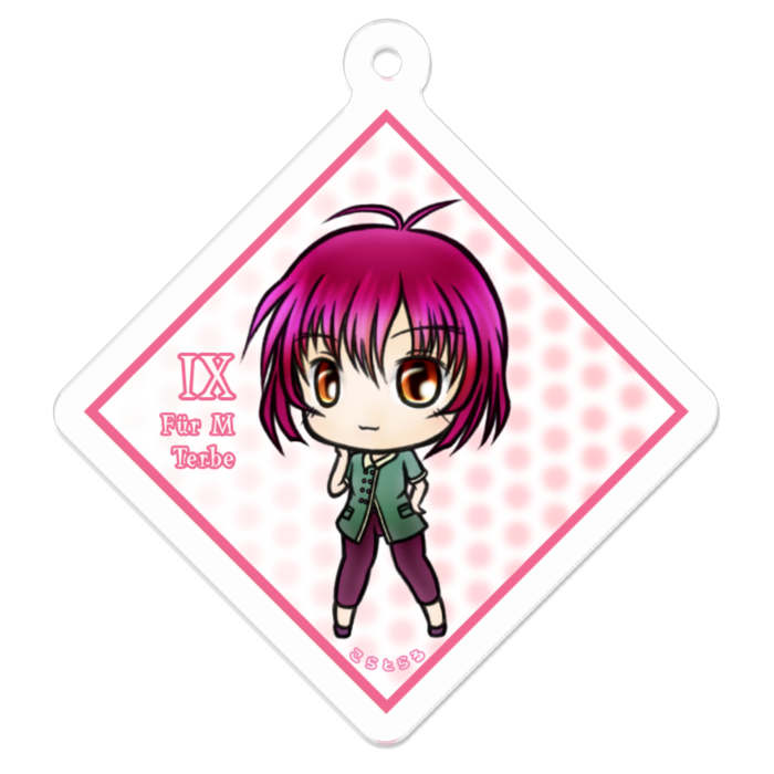 アクリルキーホルダー - 50 x 50 (mm)