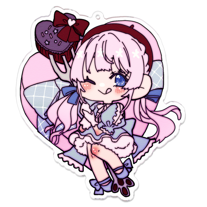 アクリルキーホルダー - 100 x 100 (mm)