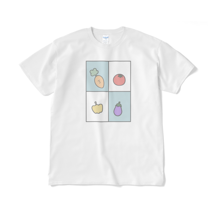 お野菜さんTシャツ（短納期） - XL - ホワイト