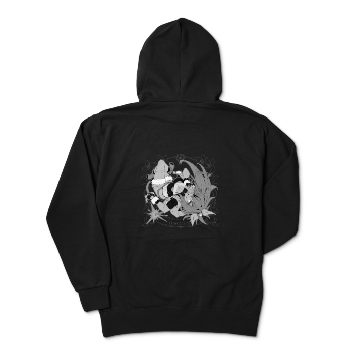 ジップパーカー - XL - ブラック