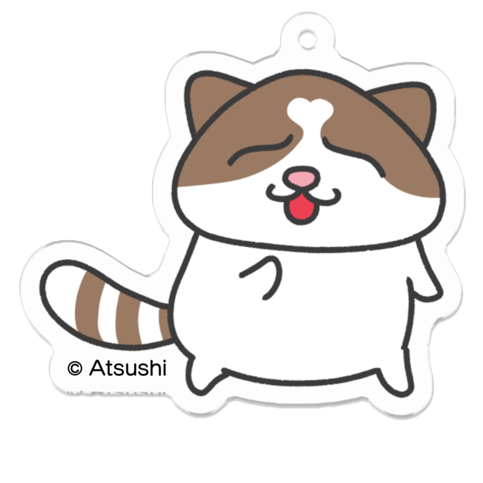 アクリルキーホルダー - 50 x 50 (mm)