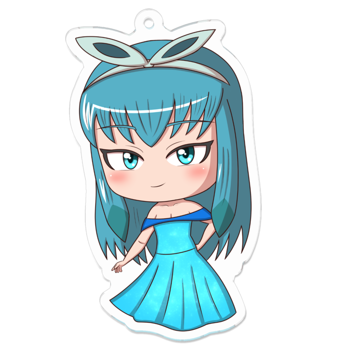 アクリルキーホルダー（コーティング） - 70 x 70 (mm)