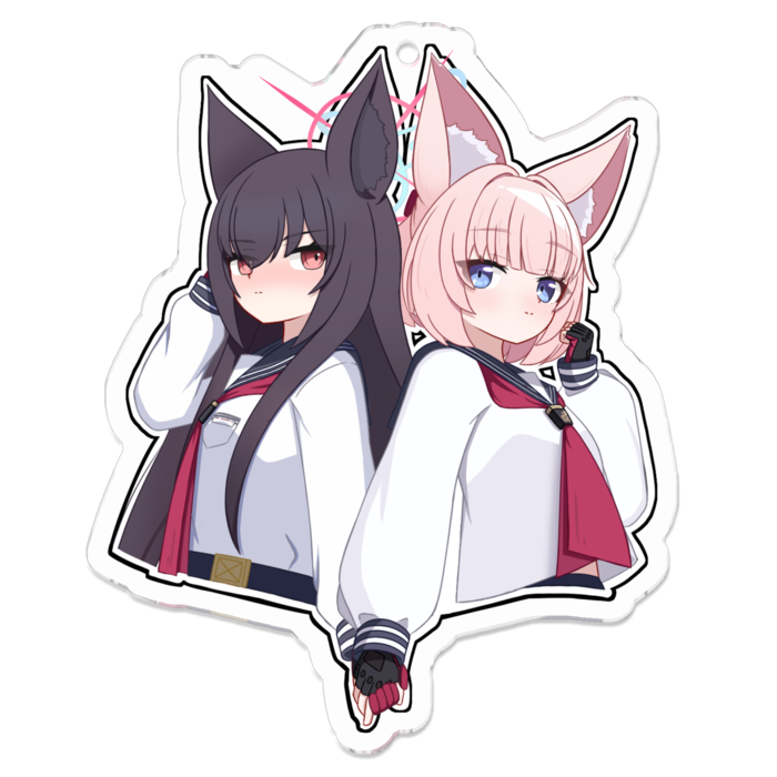 ニコ＆ユキノ (A) - 70 x 70 (mm)