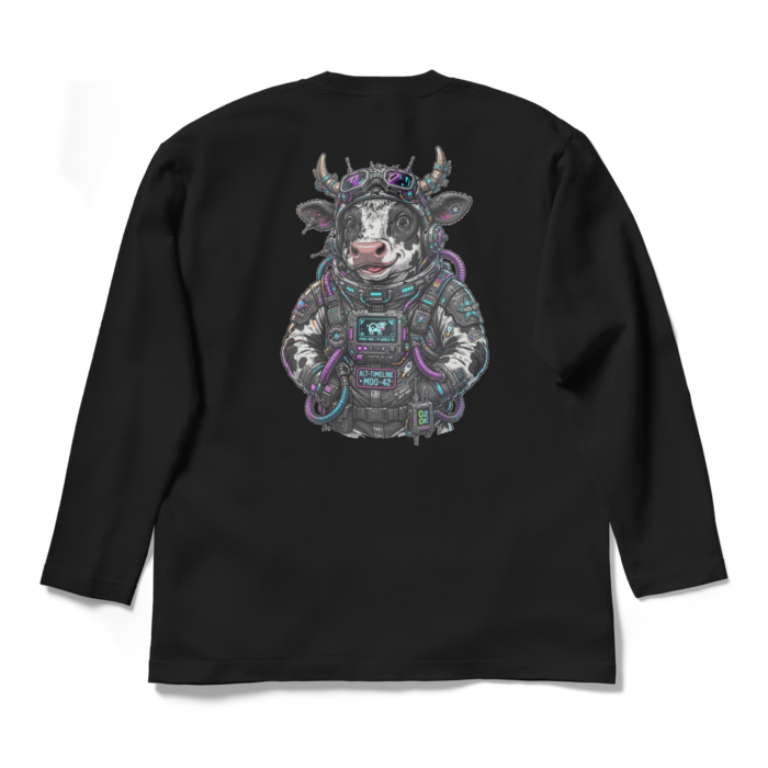 ロングスリーブTシャツ - L - ブラック(1)