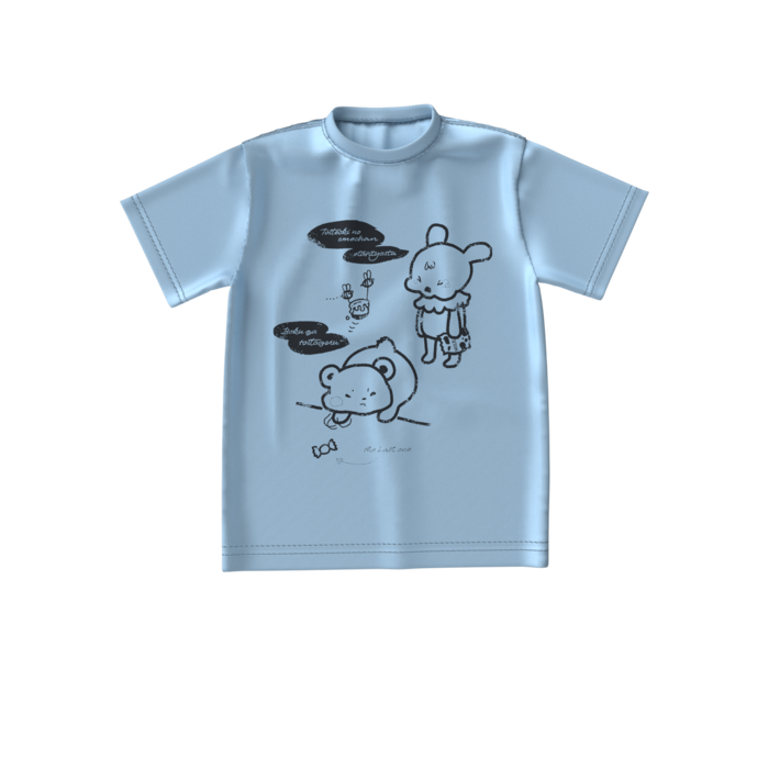 ビッグシルエットTシャツ - S - アシッドブルー