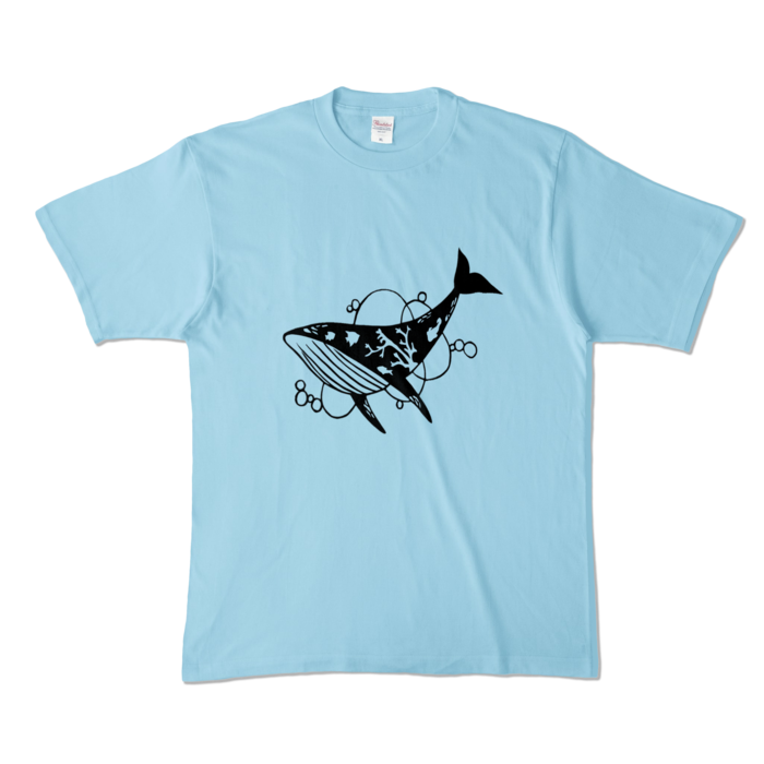 カラーTシャツ - XL - ライトブルー (淡色)