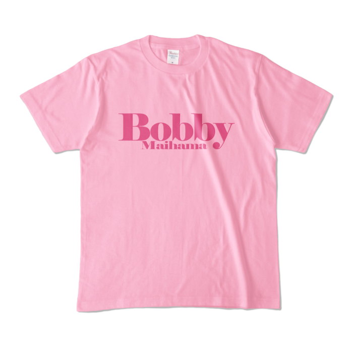 BobbyのカラーTシャツ - M - ピーチ (淡色)