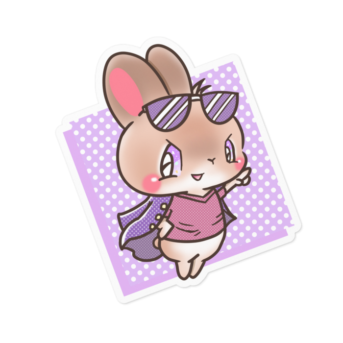 ステッカー - 100 x 100 (mm)