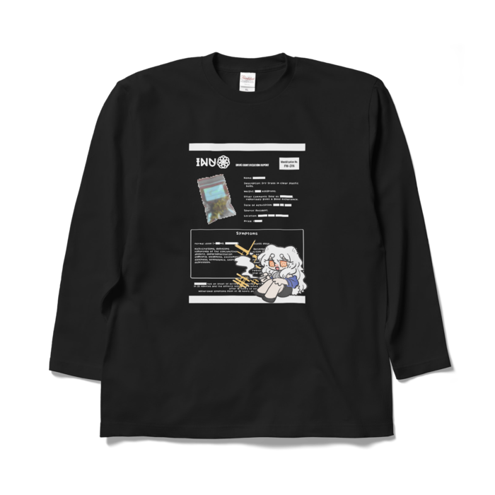ロングスリーブTシャツ - XL - ブラック