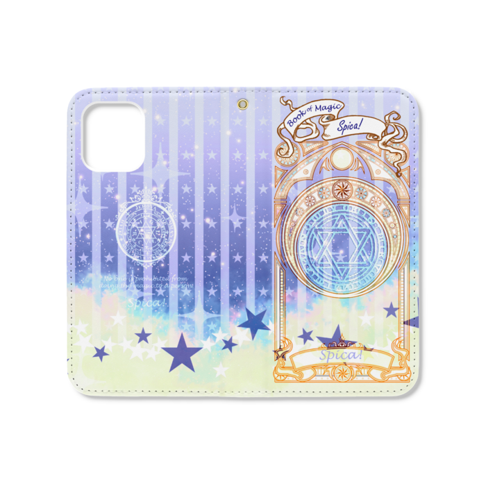 手帳型iPhoneケース（ベルトなし） - iPhone12 mini - ストラップ穴 あり