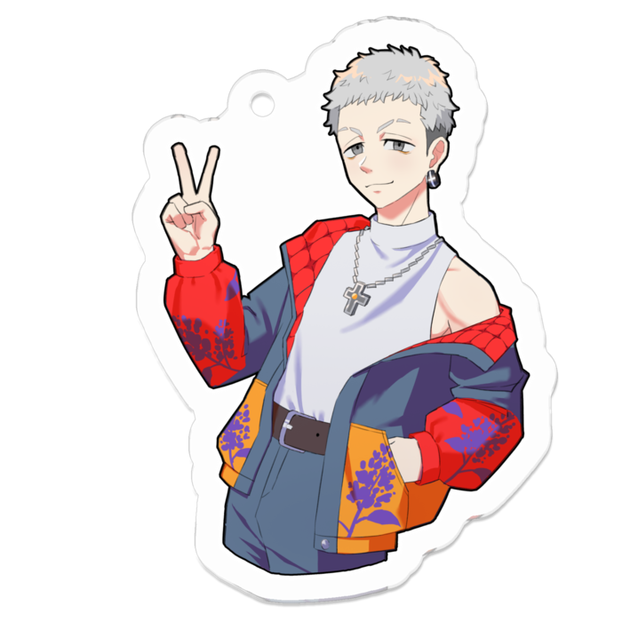 アクリルキーホルダー - 50 x 50 (mm)