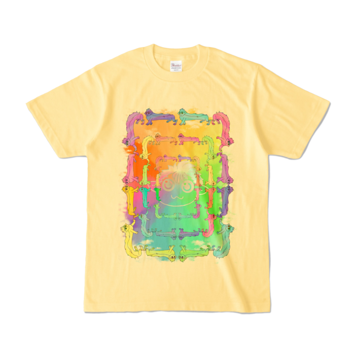 カラーTシャツ - S - ライトイエロー (淡色)