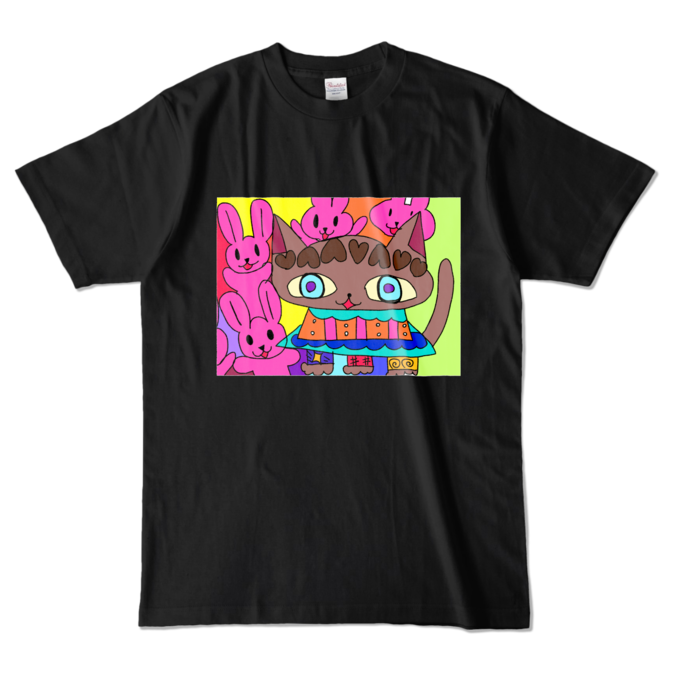 カラーTシャツ - L - ブラック (濃色)