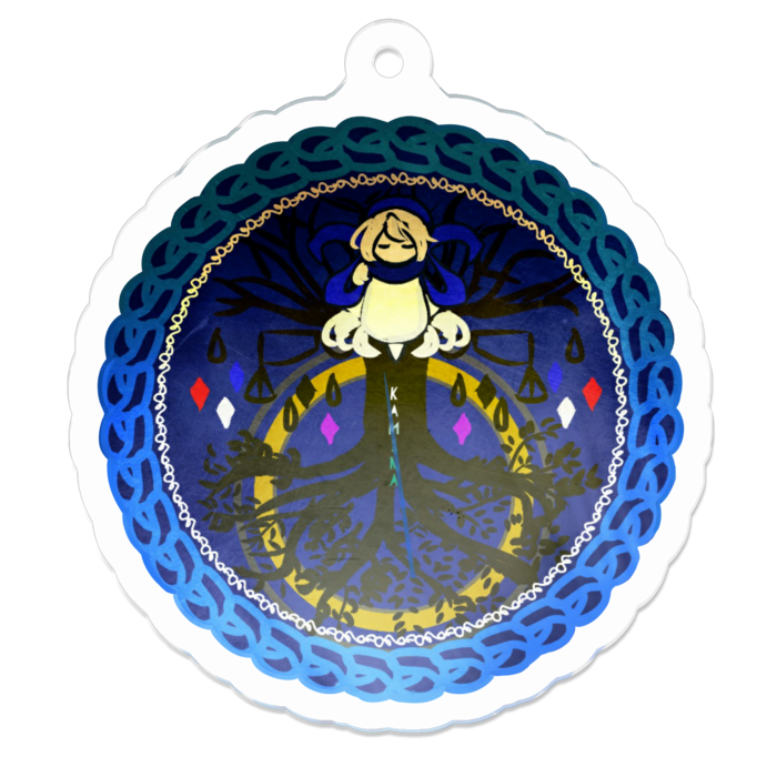 アクリルキーホルダー - 50 x 50 (mm)