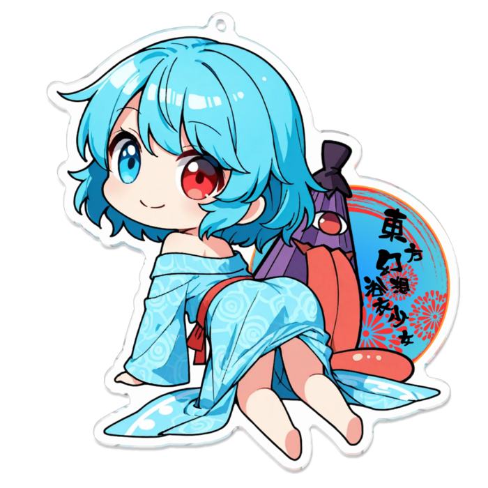 アクリルキーホルダー - 100 x 100 (mm)