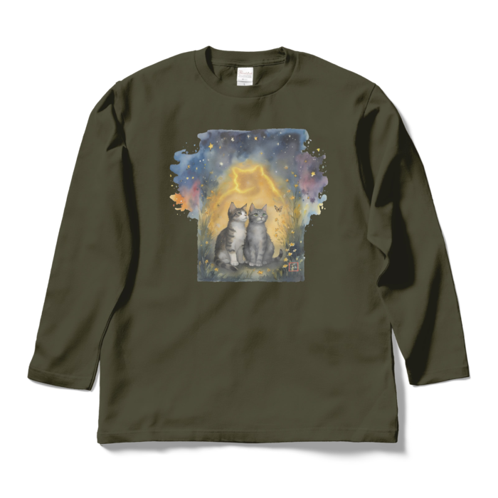 ロングスリーブTシャツ - L - アーミーグリーン