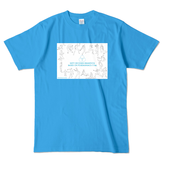 カラーTシャツ - L - ターコイズ (濃色)