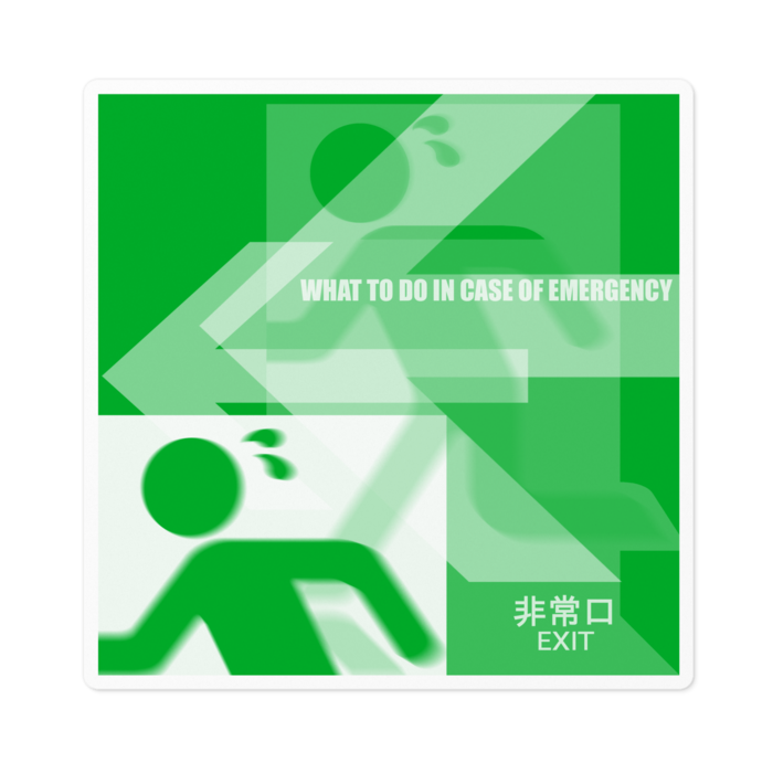 ステッカー - 100x100mm