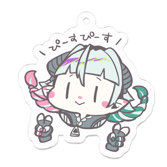 アクリルキーホルダー - 50 x 50 (mm)