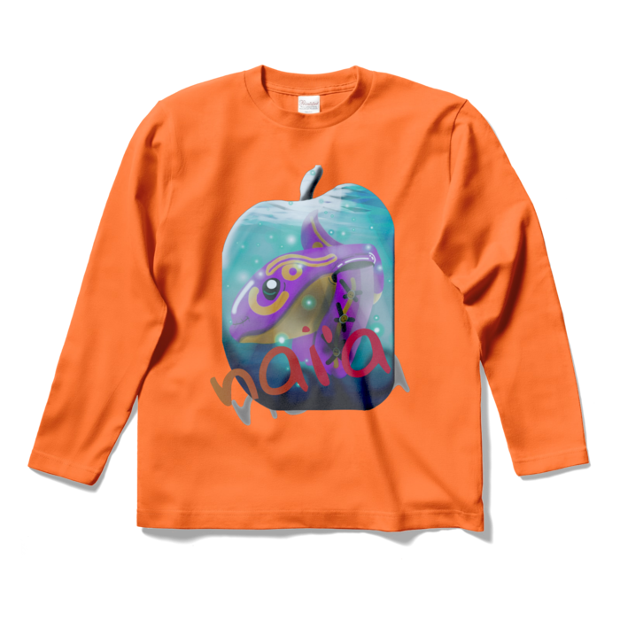 ロングスリーブTシャツ - S - オレンジ