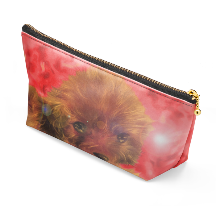 ポーチ - 長さ21.5cm / 高さ10cm - ブラック